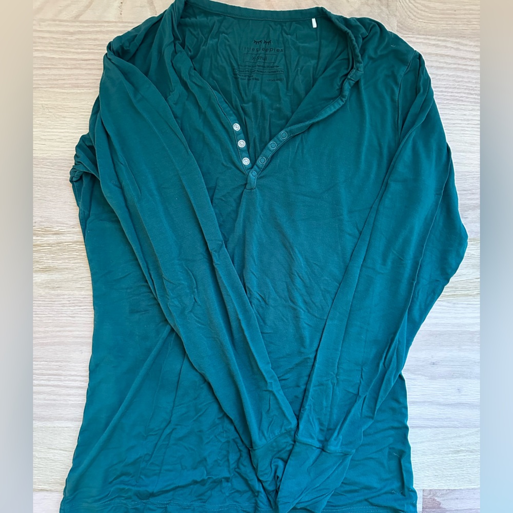 Little sleepies snap button sleep shirt
